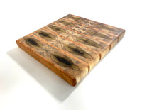 spalted poplar and cherry end grain cutting board
