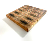 spalted poplar and cherry end grain cutting board