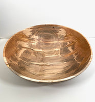 17 1/4" large spalted maple salad bowl