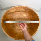 21 1/4" jumbo ambrosia maple bowl
